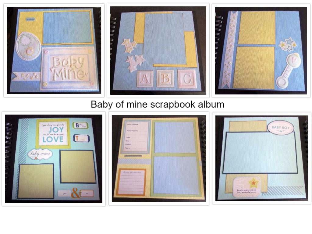 Baby of mine scrapbook album