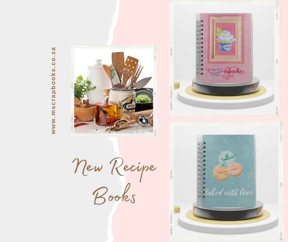 New recipe book designs