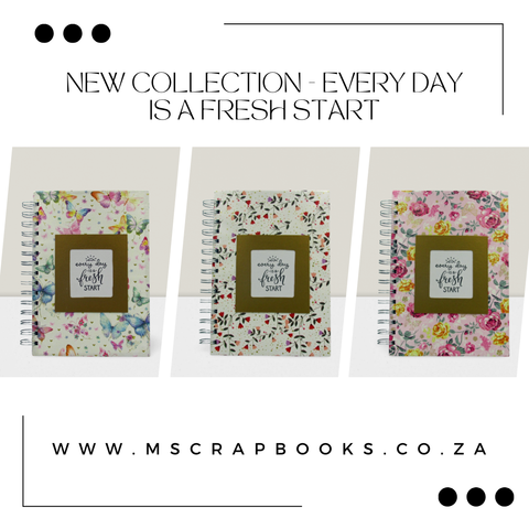 Every day is a fresh start A5 Lined notebook - A5N192L