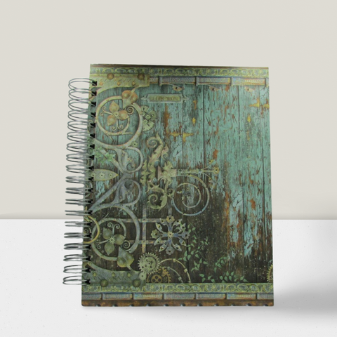 Stamperia Teal and Brown Custom A4 Portrait album - LB39