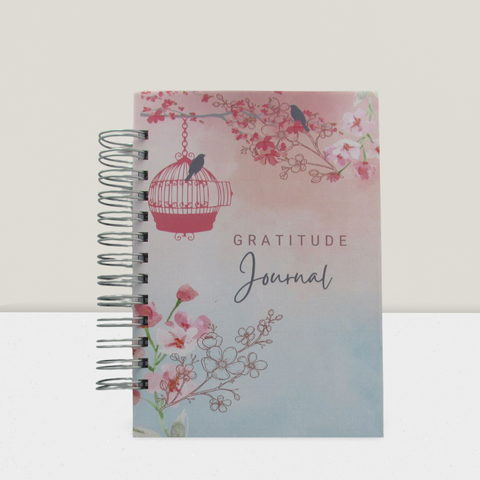 Pink Floral A5 lined notebook - A5N167L
