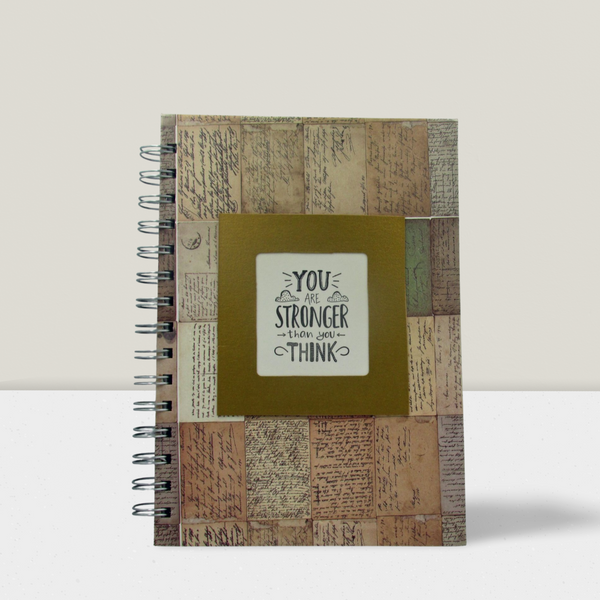 You are stronger than your think - A5 Lined notebook - A5N186L