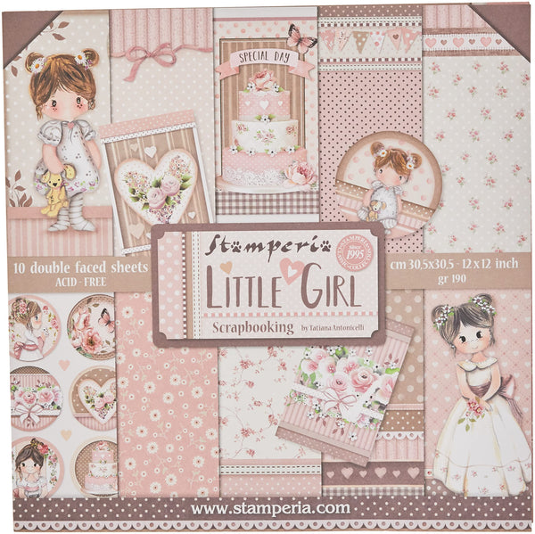 Stamperia Little Girl Medium album - MA174