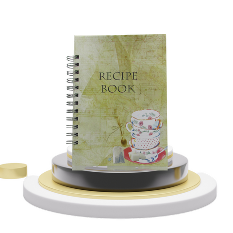 Teacups design Recipe books - R06